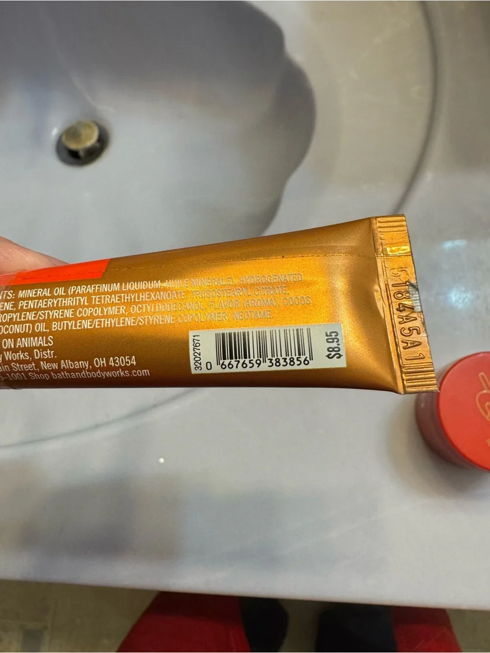 Bath & Body Works Caramel Apple Nourishing Lip Mask & Lip Gloss Duo